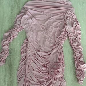 Magda Butrym pink Long Sleeve Dress